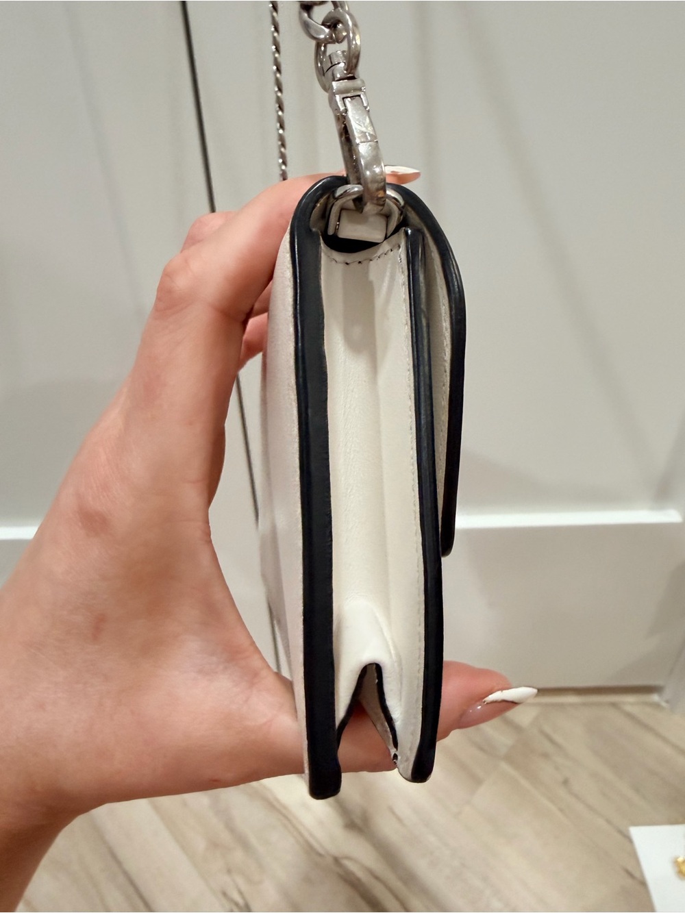 PRADA Elektra Wallet on Chrome Chain Printed Leather - With PRADA Dustie✨ - Picture 6 of 14